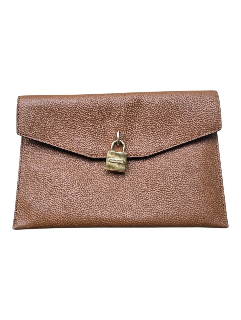 Michael Kors Convertable Satchel Caramel Brown Leather Quite Luxury - Picture 11 of 16